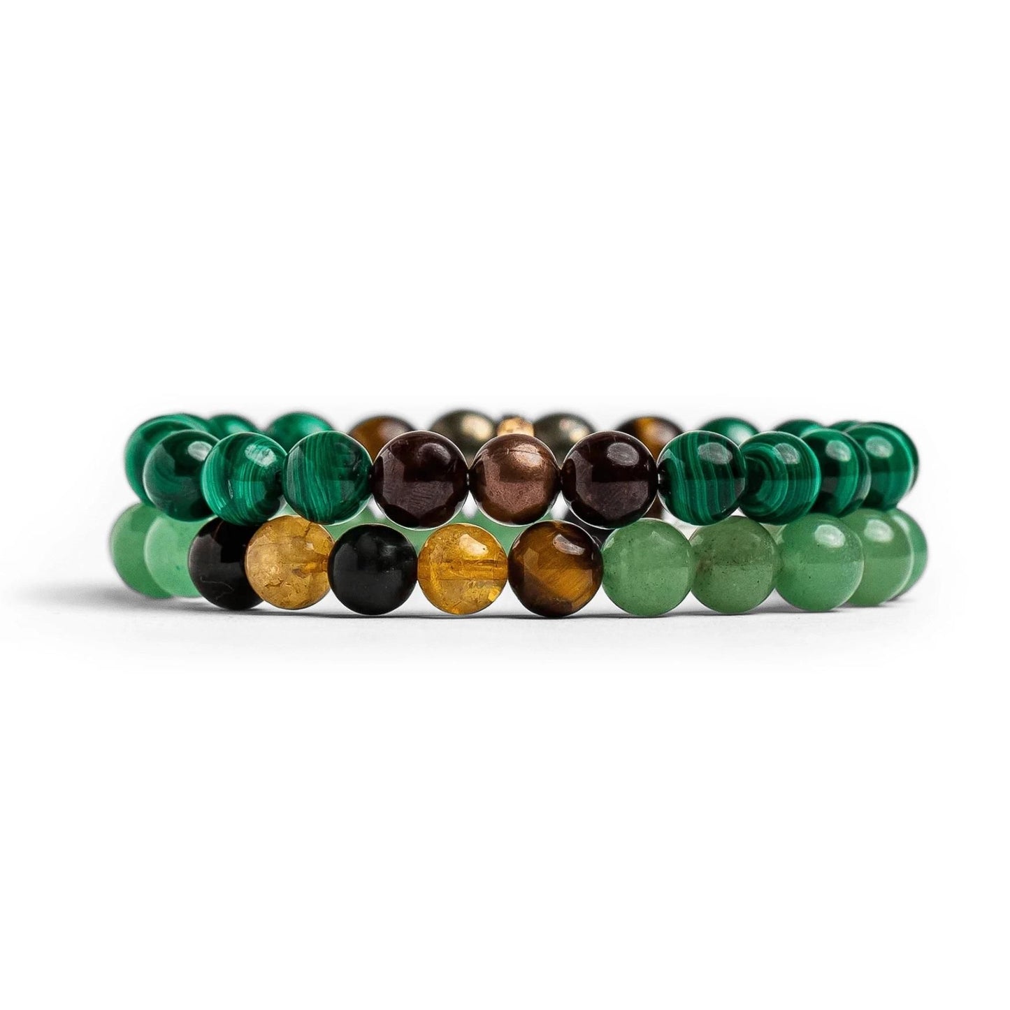 Tiger's eye & Green Aventurine Money Magnet Bracelet