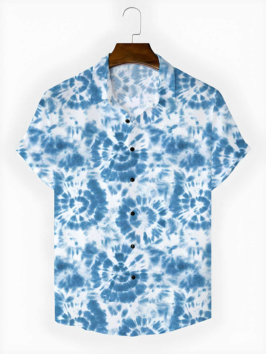 Men's Tie & Dye Casual Cotton Shirt