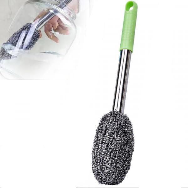 Toilet Brush Scrubber for Bottle and Jar Cleaning