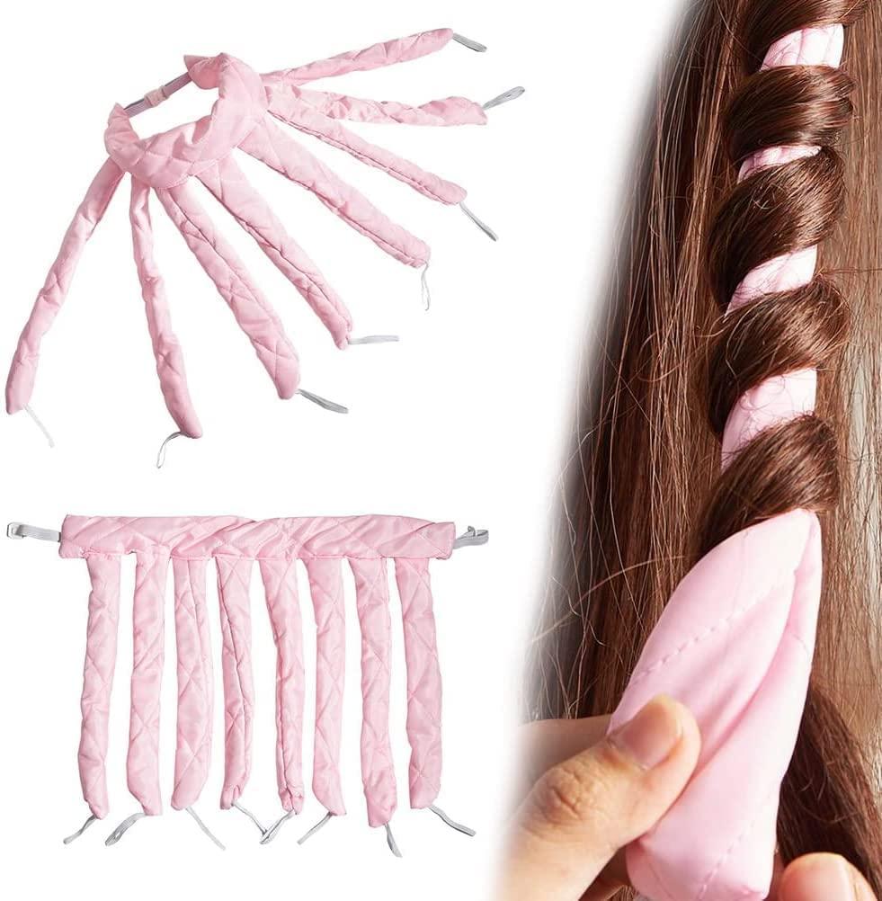 Satin Octopus Design Heatless Hair Curler Headband