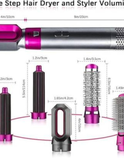 5 in 1 Hair Styler, Hot Air Brush, Airwrap Styler Electric Hair Styler