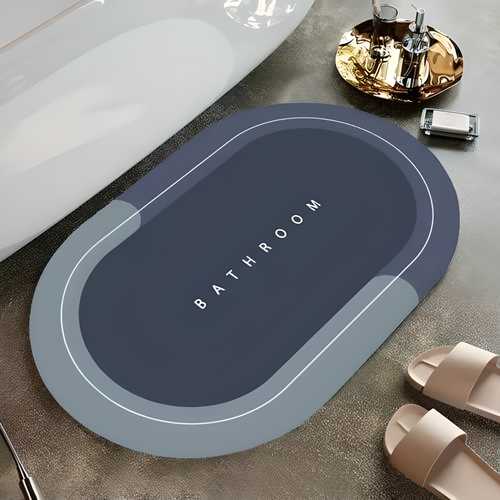 Ultra-Absorbent Quick-Dry Bathroom Floor Mat