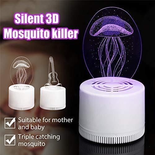 3D UV Light Mosquito Control Lamp - Radiation-Free Insect Trap for Home & Office