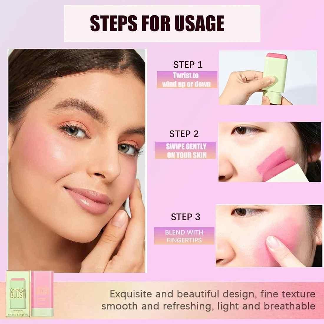 Versatile Cream Blush and Moisturizer Stick