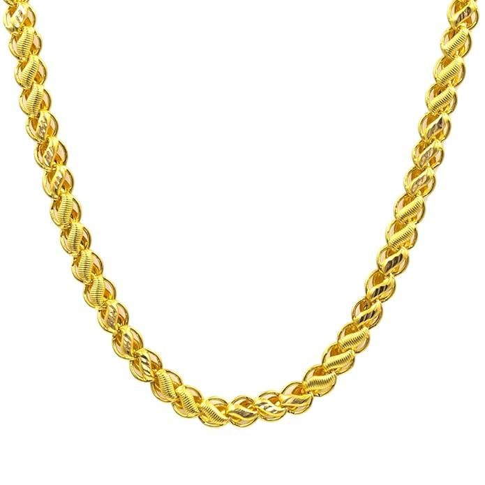 Stylish Gold Plated Brass Chain for Men