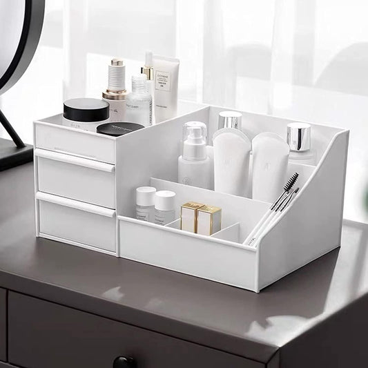 Multi-Purpose Vanity Organizer for Jewelry and Brushes