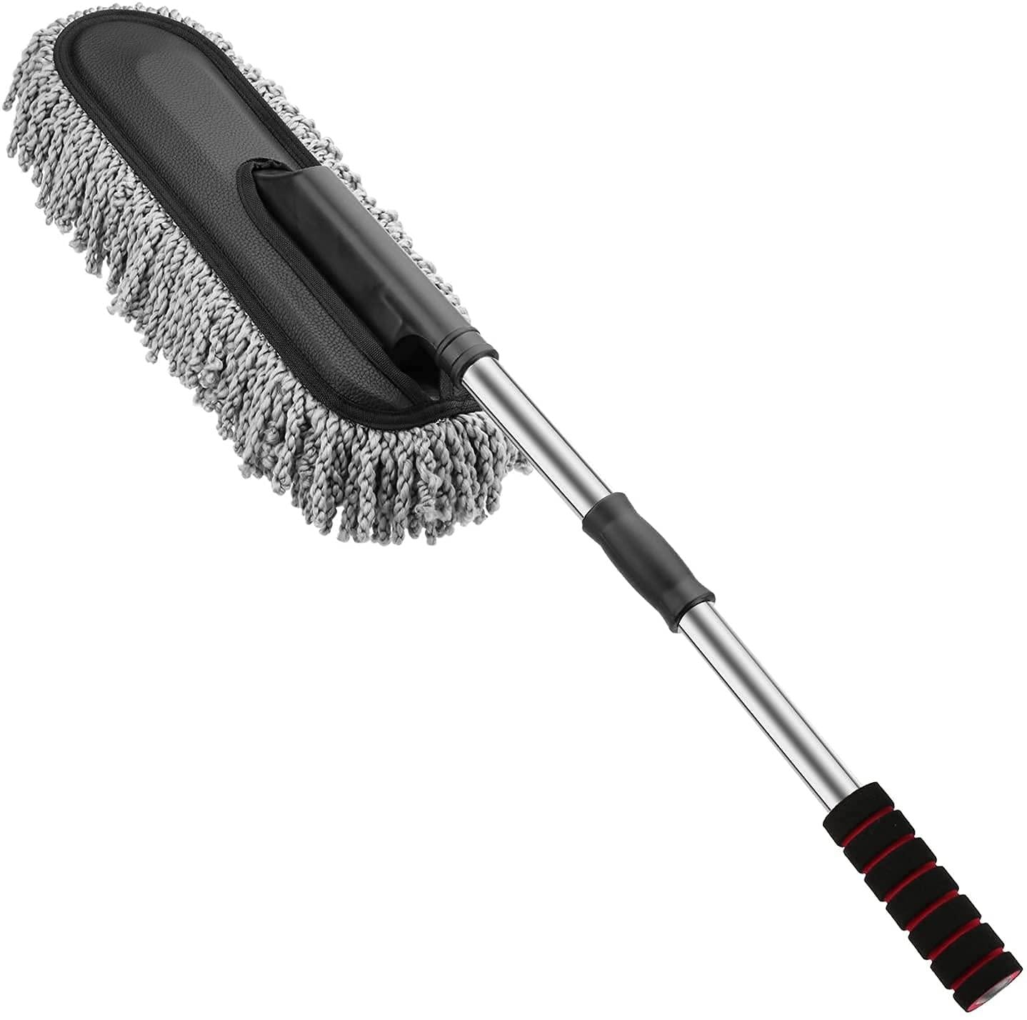 360-Degree Rotating Microfiber Car Duster with Retractable Handle