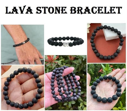 Volcanic Essence Lava Stone Bracelet