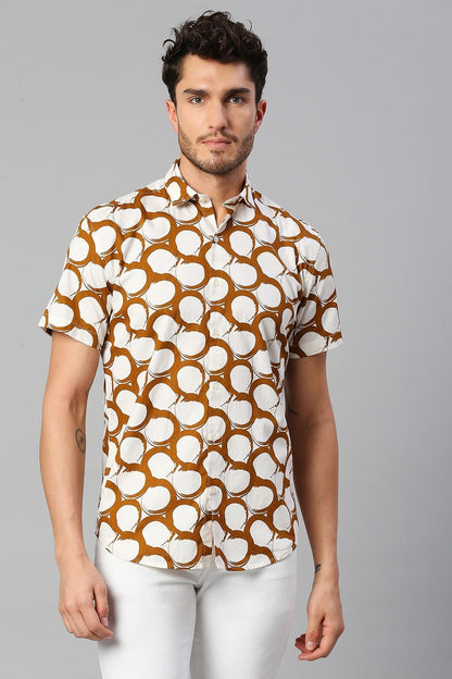 Men's Multicolor Printed Casual Shirt