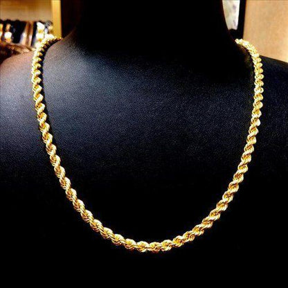 Stylish Gold Plated Brass Chain for Men