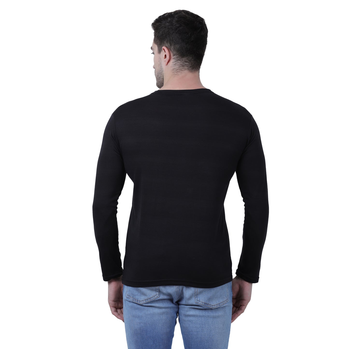 Men's Stylish Cotton Round Neck Full Sleeve T-Shirts (Set of 3)