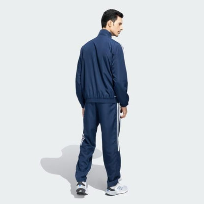 Men's Full Sleeve Zip-Up 4-Way Stretch Track Suit with Side Stripes