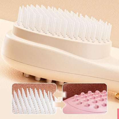 Retractable Bristle Scalp Massager Comb