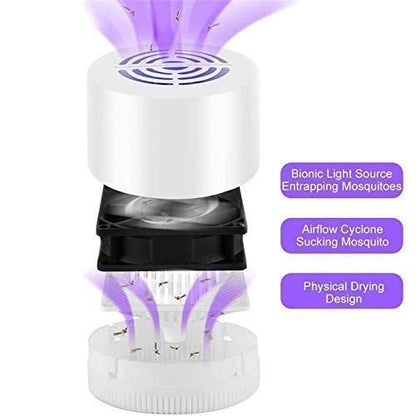 3D UV Light Mosquito Control Lamp - Radiation-Free Insect Trap for Home & Office