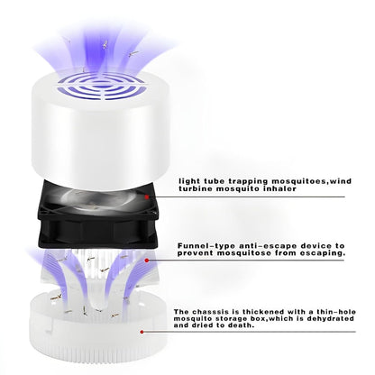 3D UV Light Mosquito Control Lamp - Radiation-Free Insect Trap for Home & Office