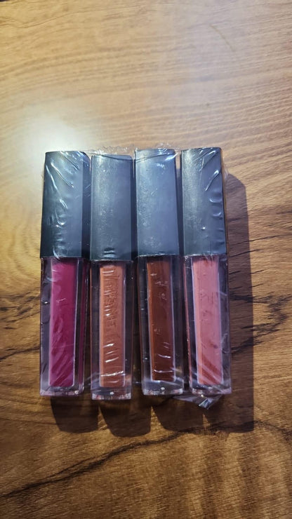 Nude Red Edition Liquid Lipstick Collection - 4 Versatile Shades (16ml)