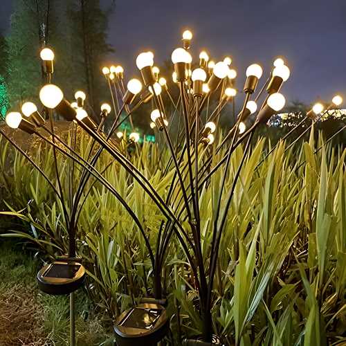 Swaying Solar Garden Lights - Waterproof Outdoor Set