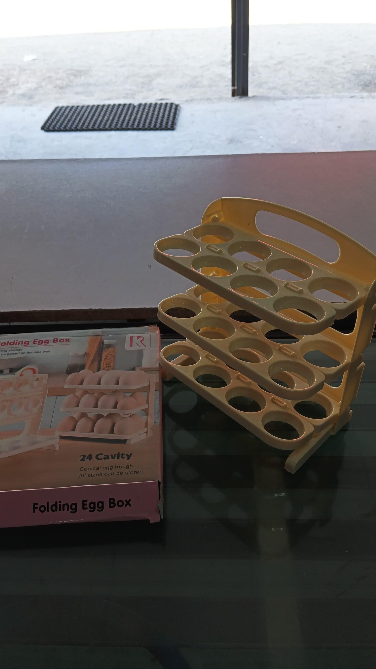 Triple Tier Egg Storage Rack