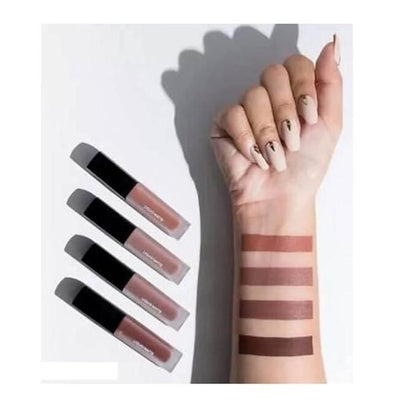 Nude Red Edition Liquid Lipstick Collection - 4 Versatile Shades (16ml)