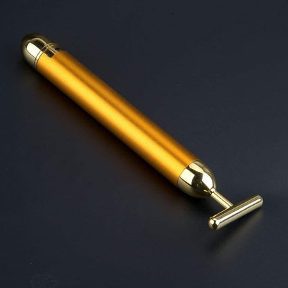 Luxury 24K Gold Electric Facial Massage Roller for Radiant Skin