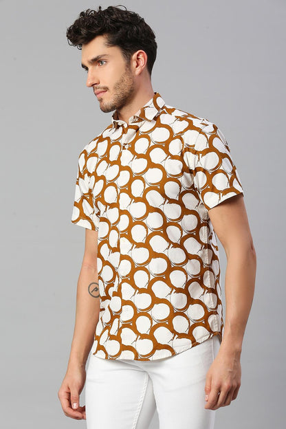 Men's Multicolor Printed Casual Shirt