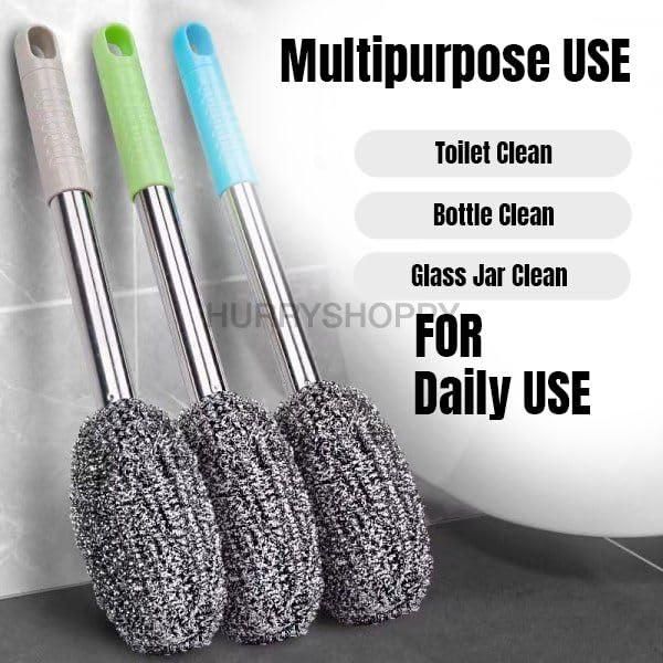 Toilet Brush Scrubber for Bottle and Jar Cleaning