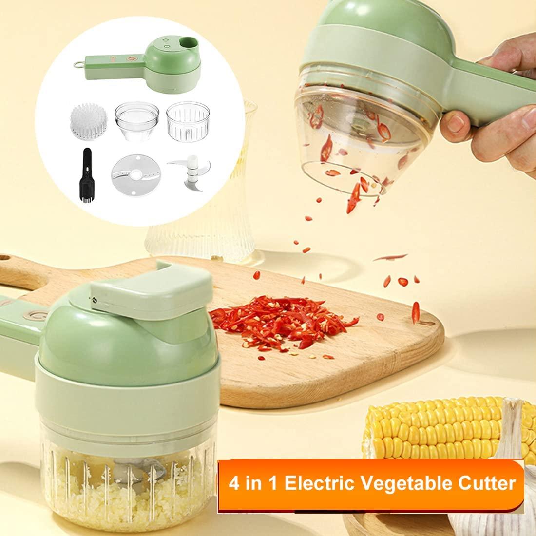 Multifunctional Wireless Electric Food Chopper and Vegetable Cutter Set