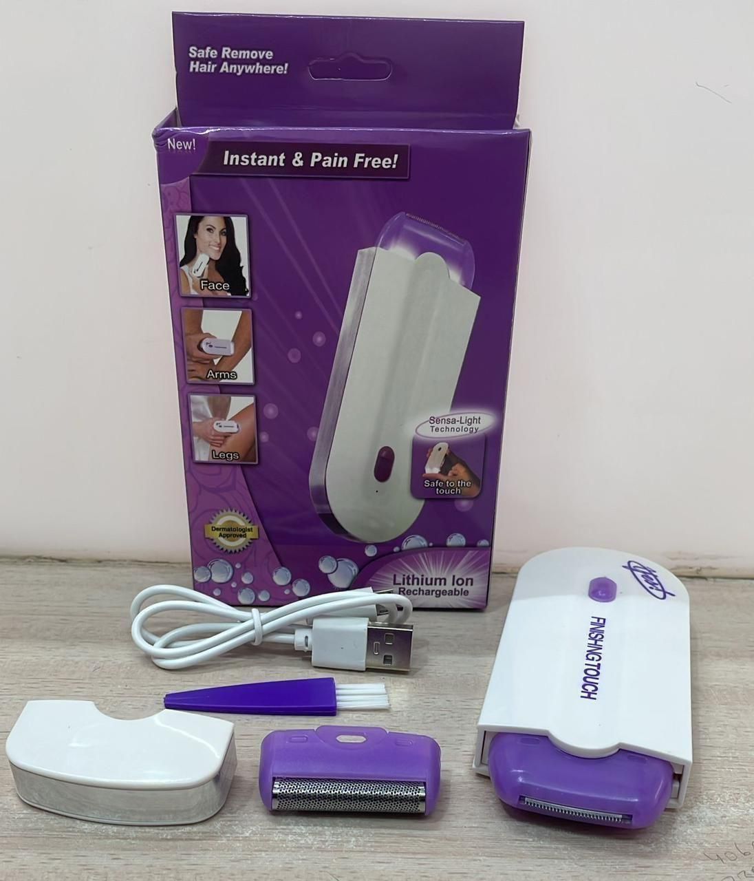 Rechargeable Instant Hair Removal Trimmer for Men and Women