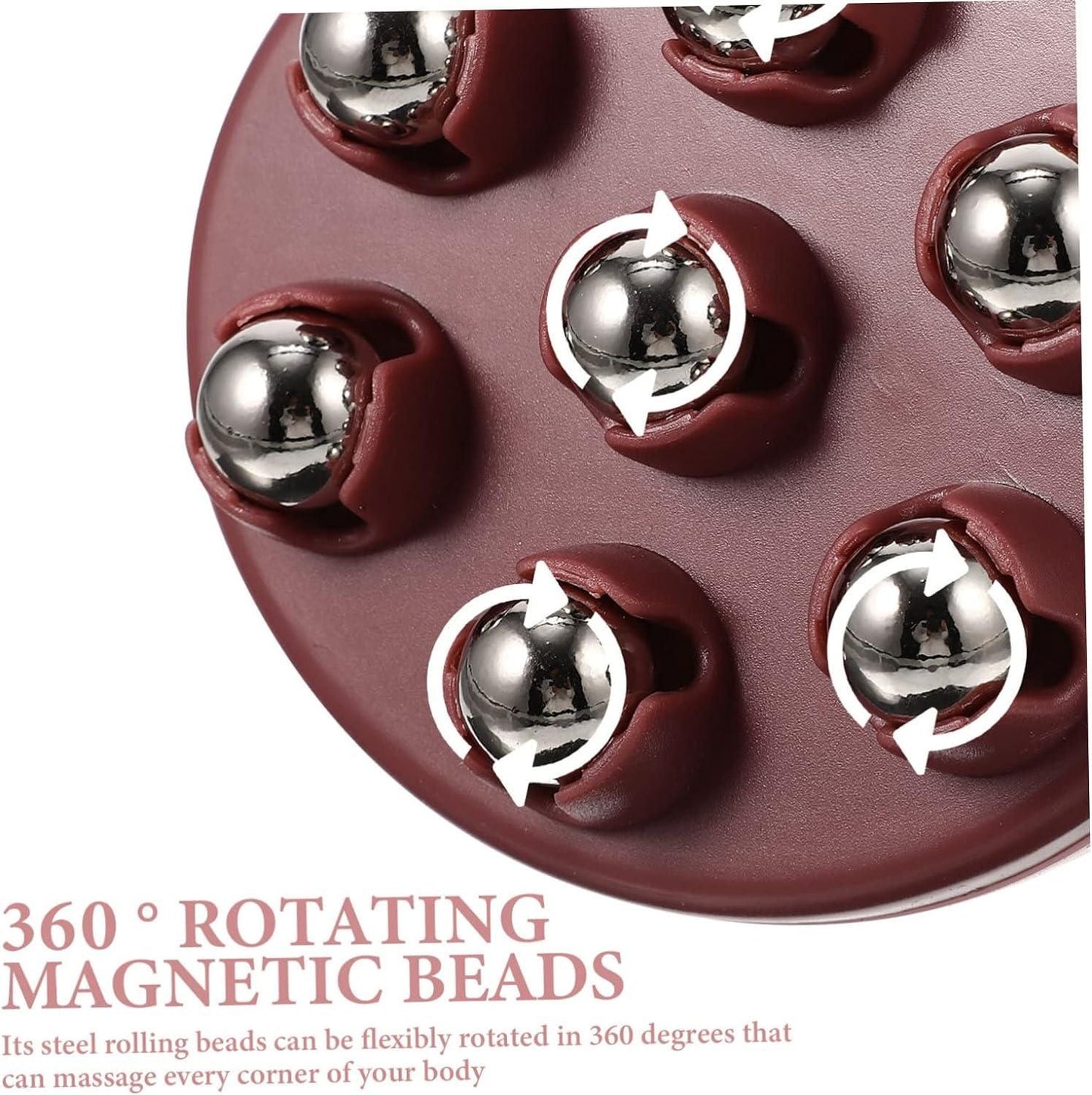 360-Degree Rotating Hand Massager for Enhanced Facial Radiance