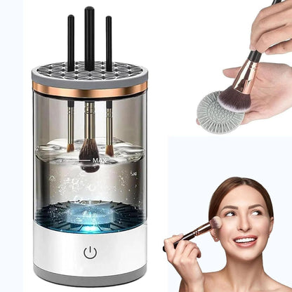 USB Rechargeable Automatic Makeup Brush Cleaner & Deep Cleaning Device