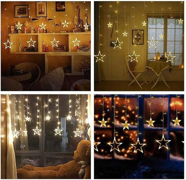 Gold Star & Curtain Decorative LED Lights for Home and Party Décor